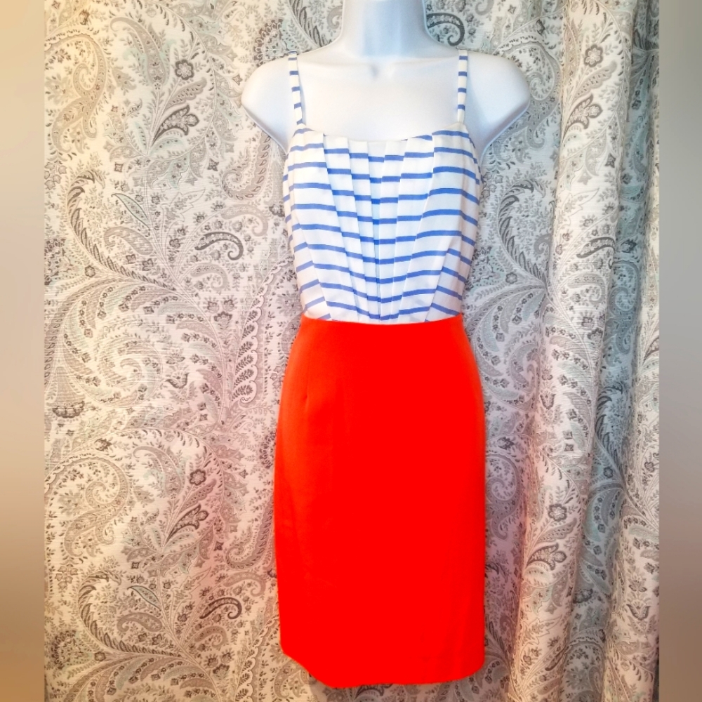 Cremieux Size 8 Mixed Print Dress